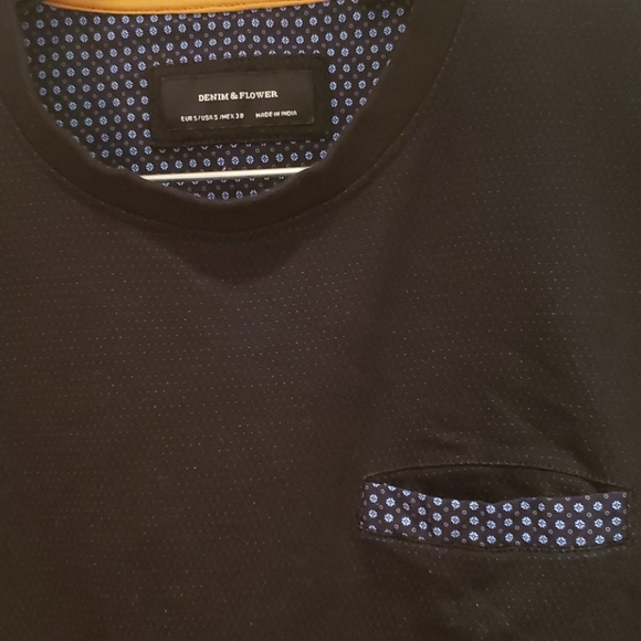 Denim & Flower Tee - Picture 5 of 6